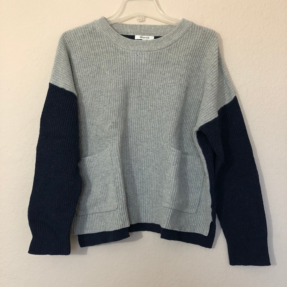 Madewell Patch Pocket Pullover Sweater